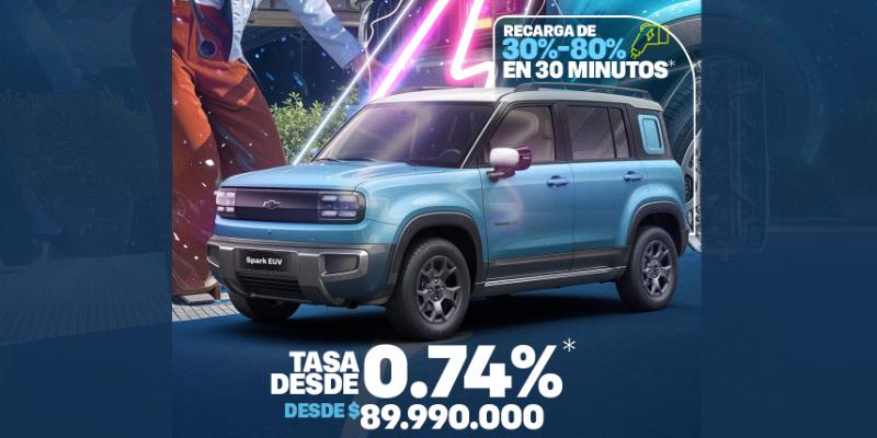 Legales de plan Dual y condiciones del Spark EUV  con cuota de $989.000